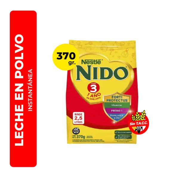 LECHE EN POLVO NIDO 370G
