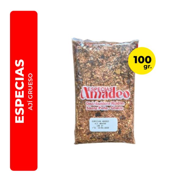 AJÍ GRUESO AMADEO 100G