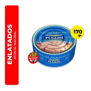 ATÚN AL NATURAL PUGLISI 170G
