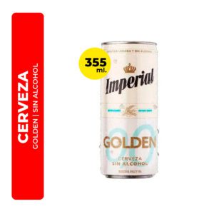 CERVEZA IMPERIAL GOLDEN SIN ALCOHOL 355ML