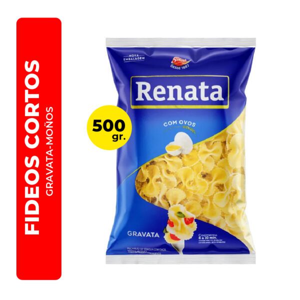 FIDEOS GRAVATA-MOÑOS RENATA 500G