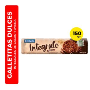 GALLETITAS RENATA INTEGRALES DE CACAO Y AVENA 150G