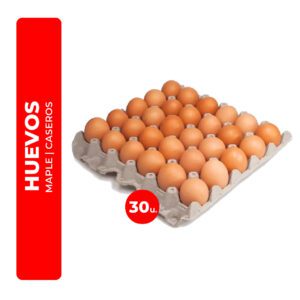 MAPLE DE HUEVOS CASEROS 30U