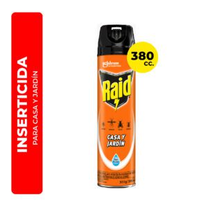 INSERTICIDA RAID CASA Y JARDÍN 380CC