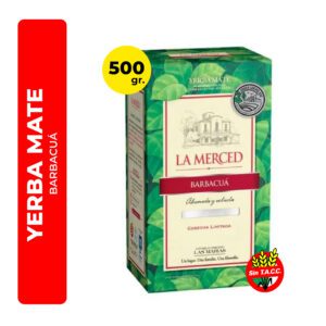 YERBA MATE LA MERCED BARBACUÁ 500G