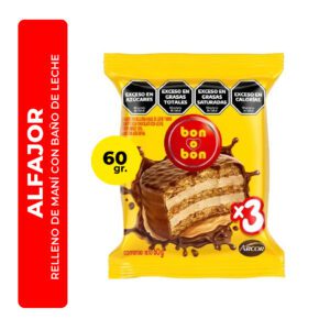 ALFAJOR BONOBON TRIPLE 60G