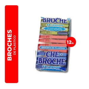 BROCHES DE PLÁSTICO CHE BROCHE 12U