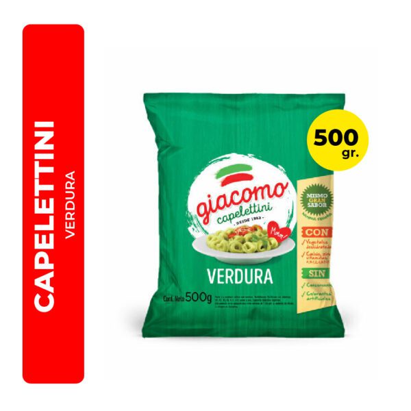 CAPELETTINI GIACOMO VERDURA 500G