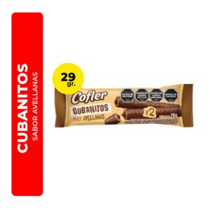 CUBANITOS COFLER SABOR AVELLANAS 29G