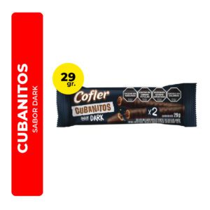 CUBANITOS COFLER SABOR DARK 29G