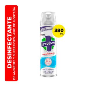 DESINFECTANTE DE AMBIENTES Y SUPERFICIES LYSOFORM AIRE DE MONTAÑA 380CC