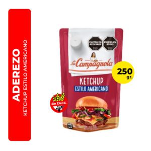 KETCHUP ESTILO AMERICANO LA CAMPAGNOLA 250G