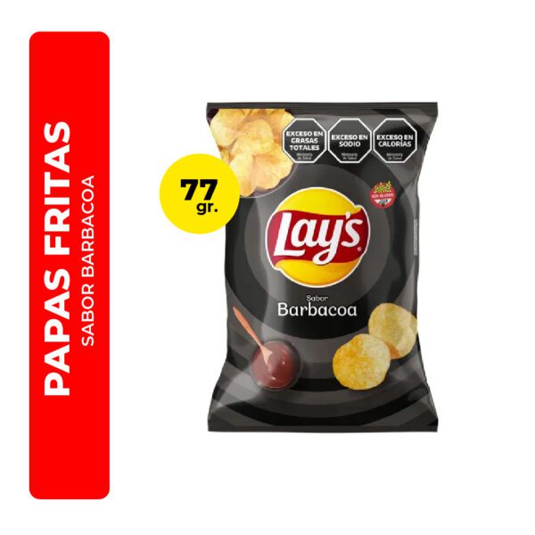 PAPAS FRITAS LAY'S BARBACOA 77G