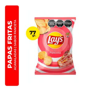 PAPAS FRITAS ACANALADAS LAY'S PANCETA 77G