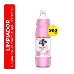 LIMPIADOR LÍQUIDO DESINFECTANTE DE SUPERFICIES LYSOFORM FLORAL PERFECTION 900ML