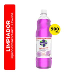 LIMPIADOR LÍQUIDO DESINFECTANTE DE SUPERFICIES LYSOFORM LAVANDA 900ML