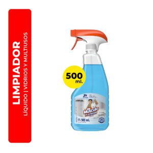 LIMPIADOR LÍQUIDO MR MUSCULO PLATINUM VIDRIOS Y MULTIUSOS 500ML