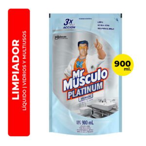 REPUESTO MR MUSCULO PLATINUM VIDRIOS Y MULTIUSOS 900ML