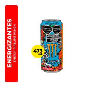 ENERGIZANTE MONSTER ENERGY MANGO LOCO 473ML