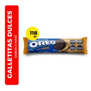 GALLETITAS OREO SABOR MANÍ 118G