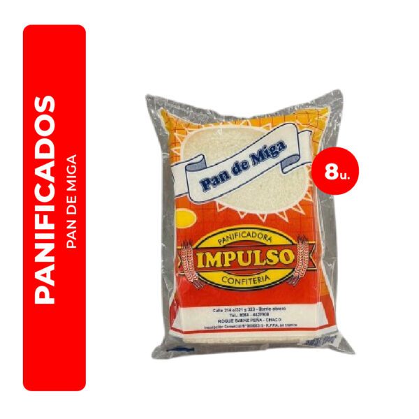 PAN DE MIGA IMPULSO 8U