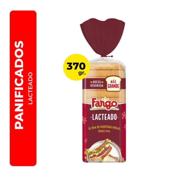PAN LACTEADO FARGO 370G