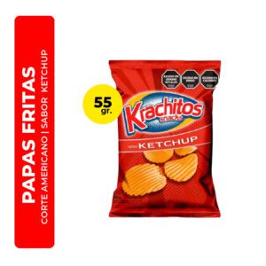 PAPAS FRITAS KRACHITOS CORTE AMERICANO SABOR KETCHUP 55G