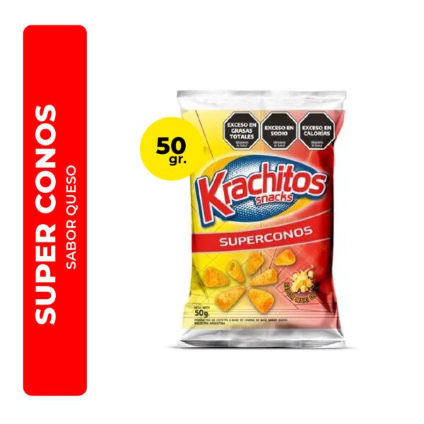 SUPER CONOS KRACHITOS SABOR QUESO 50G