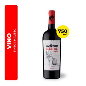 VINO MUÑECO REBELDE MALBEC 750ML