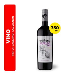 VINO MUÑECO REBELDE CABERNET SAUVIGNON 750ML