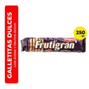 GALLETITAS DULCES FRUTIGRAN CON AVENA Y FRUTOS ROJOS 250G