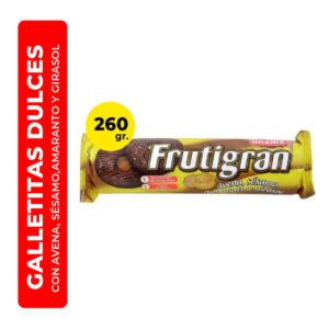 GALLETITAS DULCES FRUTIGRAN CON AVENA, SÉSAMO, AMARANTO Y GIRASOL 260G