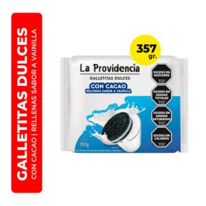 GALLETITAS DULCES LA PROVIDENCIA CON CACAO 3X119G