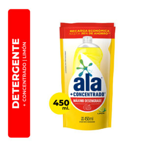 REPUESTO DETERGENTE ALA + CONCENTRADO LIMÓN 450ML