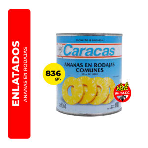 ANANAS EN RODAJAS CARACAS 836G