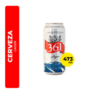 CERVEZA LAGER 361 473ML