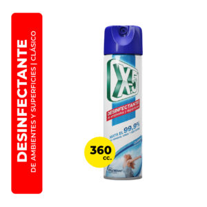DESINFECTANTE DE AMBIENTES Y SUPERFICIES X5 CLÁSICO 360CC