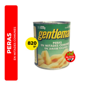 PERAS EN MITADES COMUNES GENTLEMAN 820G