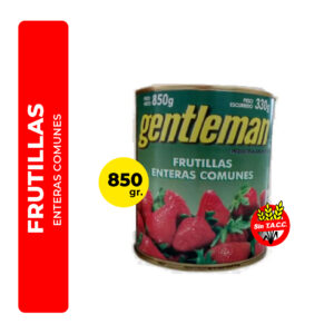 FRUTILLAS ENTERAS COMUNES GENTLEMAN 850G