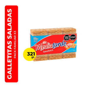 GALLETITAS MEDIA TARDE SANDWICH 3X107G
