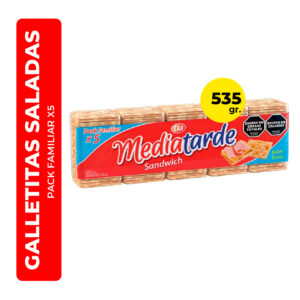 GALLETITAS MEDIA TARDE SANDWICH 5X107G