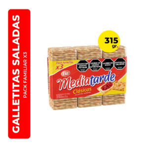 GALLETITAS MEDIA TARDE CLÁSICAS 3X105G