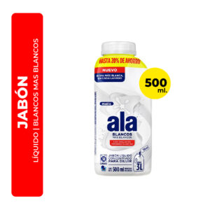JABÓN LÍQUIDO ALA BLANCOS MAS BLANCOS MATIC 500ML