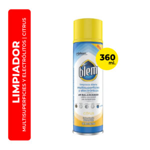 LIMPIADOR MULTISUPERFICIES Y ELECTRÓLITOS EN AEROSOL BLEM CITRUS 360ML