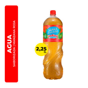 AGUA SABORIZADA SIERRA DE LOS PADRES MANZANA ROJA 2,25L