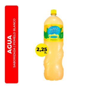 AGUA SABORIZADA SIERRA DE LOS PADRES POMELO BLANCO 2,25L
