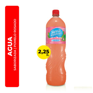 AGUA SABORIZADA SIERRA DE LOS PADRES POMELO ROSADO 2,25L