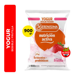 YOGUR BEBIBLE LA SERENISIMA DESLACTOSADO SABOR FRUTILLA 900G