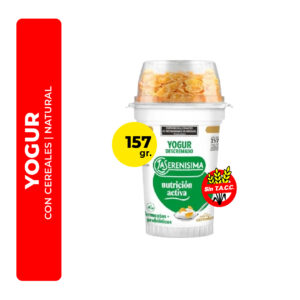 YOGUR CON CEREALES LA SERENISIMA DESCREMADO SABOR NATURAL 157G