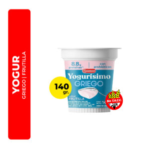 YOGUR GRIEGO LA SERENISIMA SABOR FRUTILLA 140G